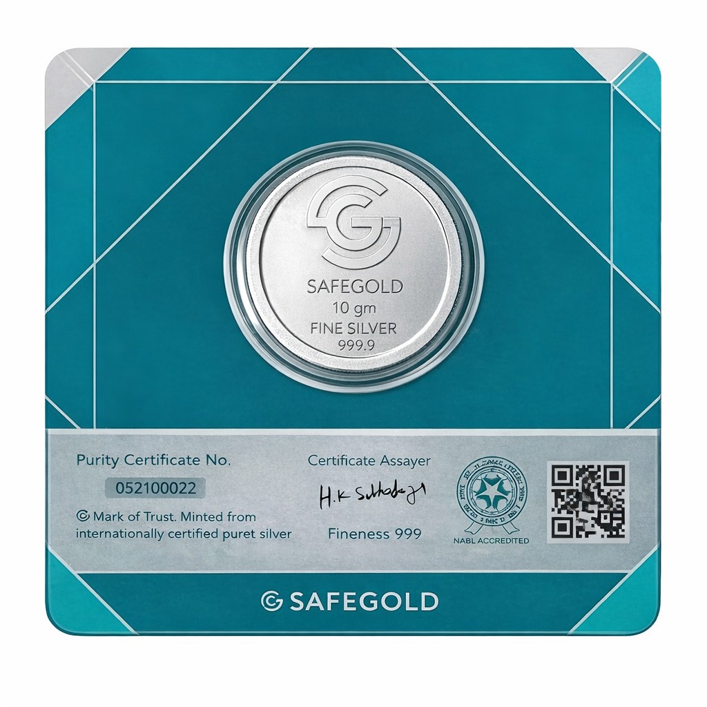 SafeSilver Certificate